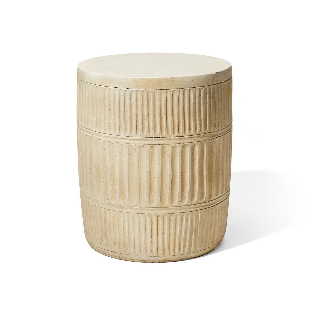 Glitzhome® 18.5" Multi-Functional Textured Garden Stool